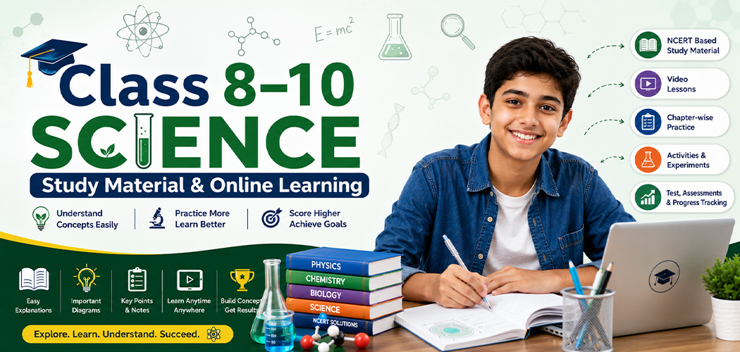 Class 8–10 Science Online Learning - Padhaion